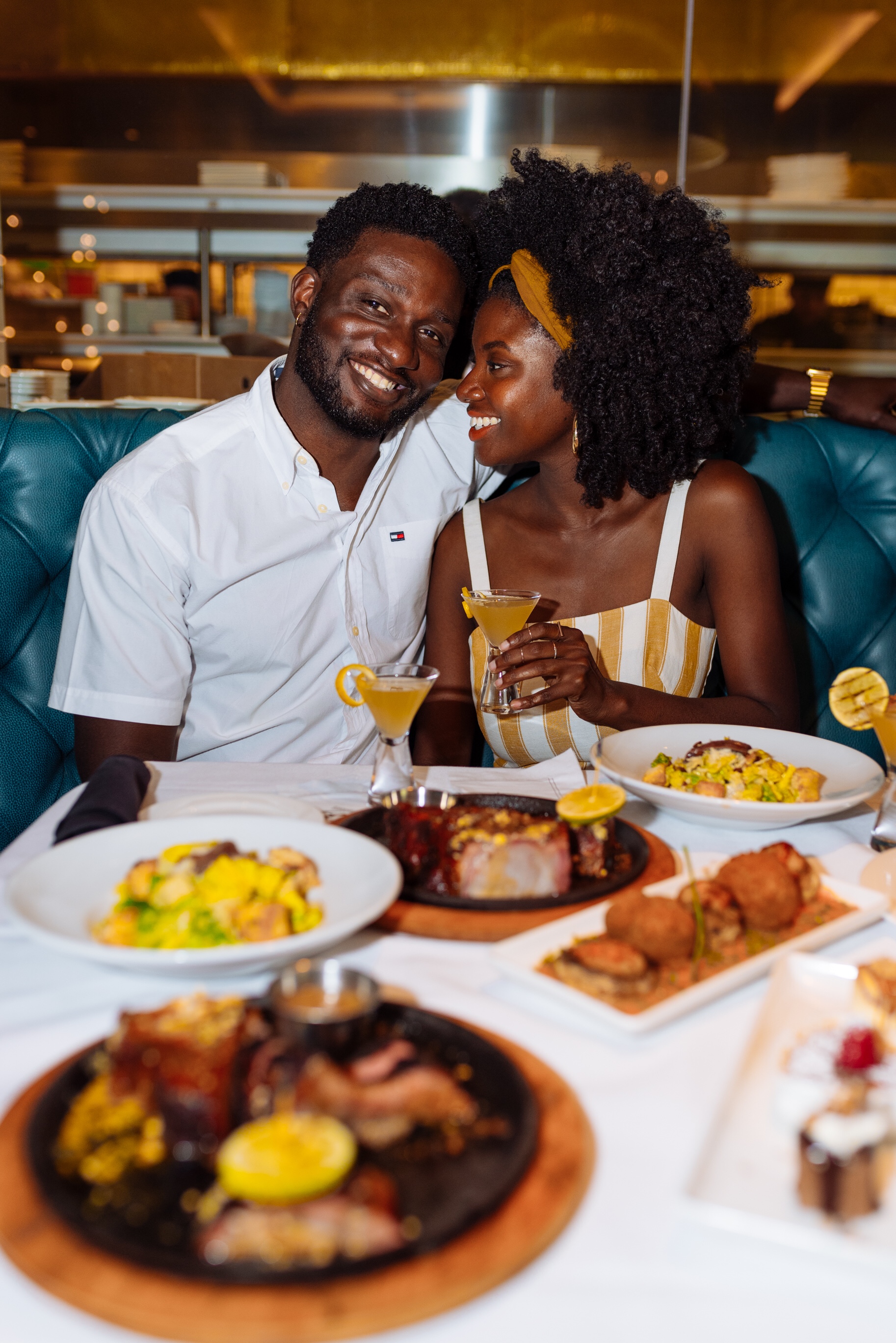 Father's Day Gift ideas, black couple photo ideas, couples photo ideas, Authentically B, Brandy Gueary, Perry's Steakhouse